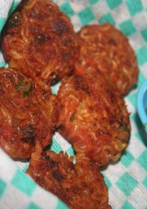 A picture of Maggi Tikki.