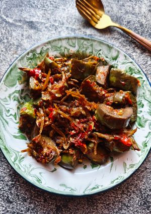 Foto resep Sambal terong teri