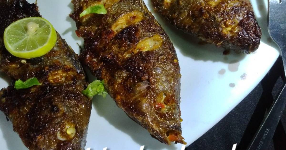 Grilled tilapia fish Recipe by Khabs kitchen Cookpad