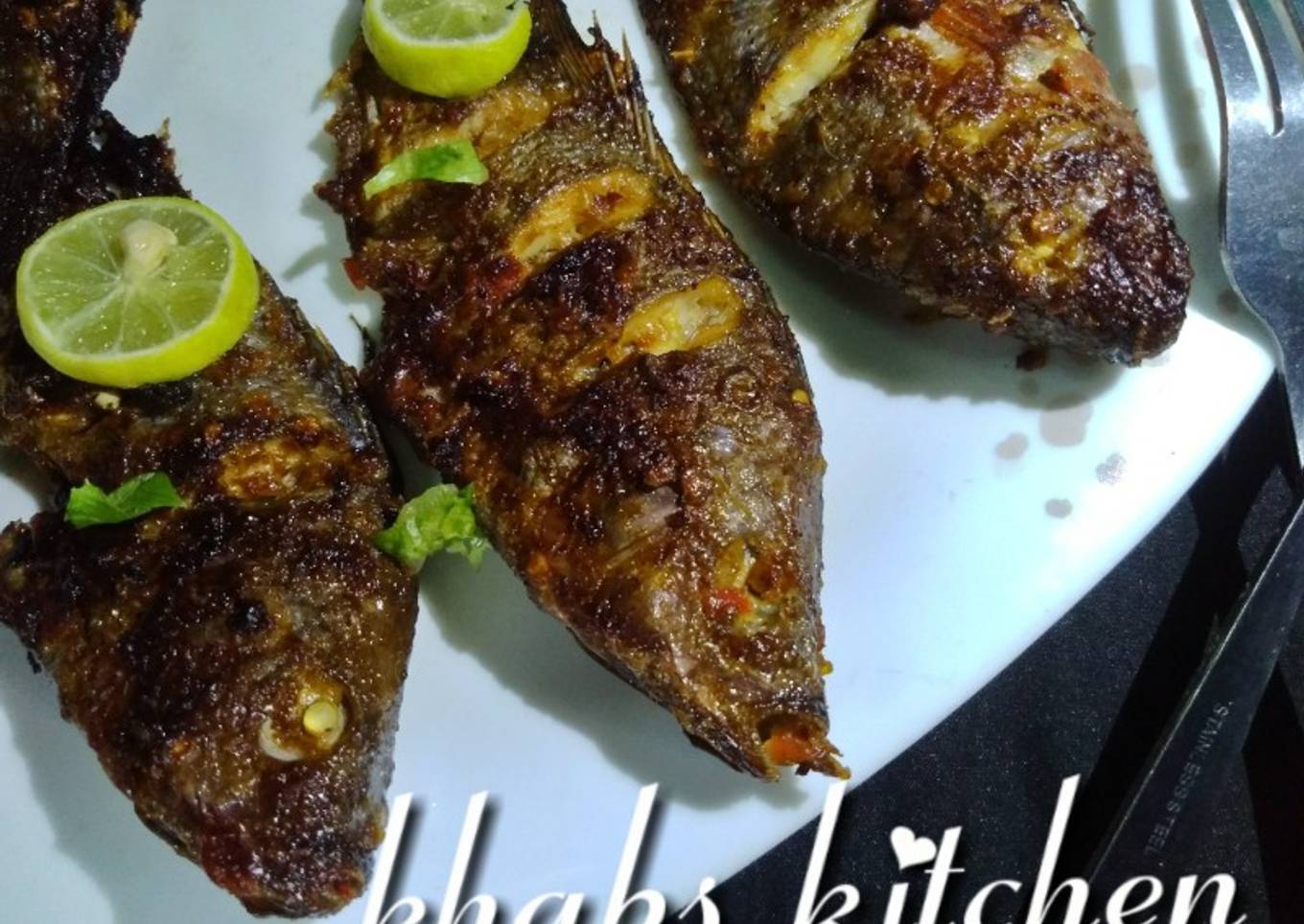 Grilled tilapia fish