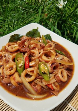 Foto resep Cumi Lada Hitam