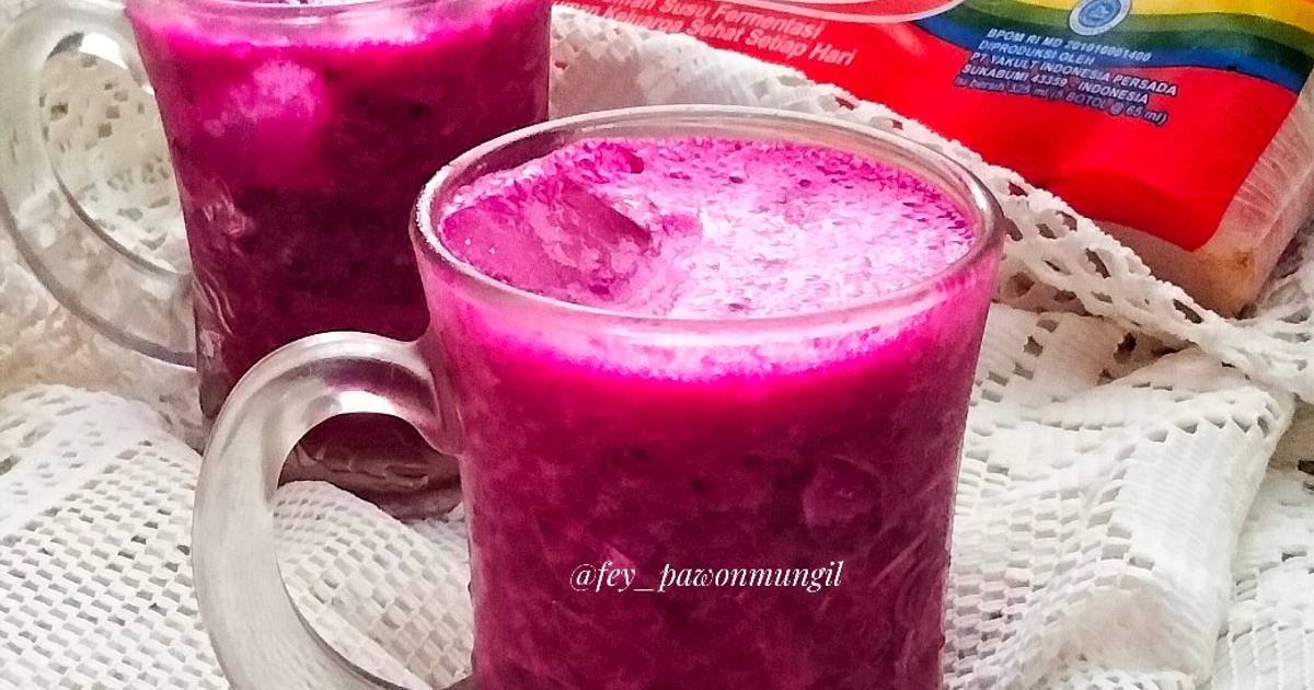 Resep Juice Buah Naga Yakult Oleh Fey Pawonmungil Cookpad