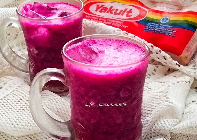 Cara bikin Juice Buah Naga Yakult Cara bikin Juice Buah Naga Yakult