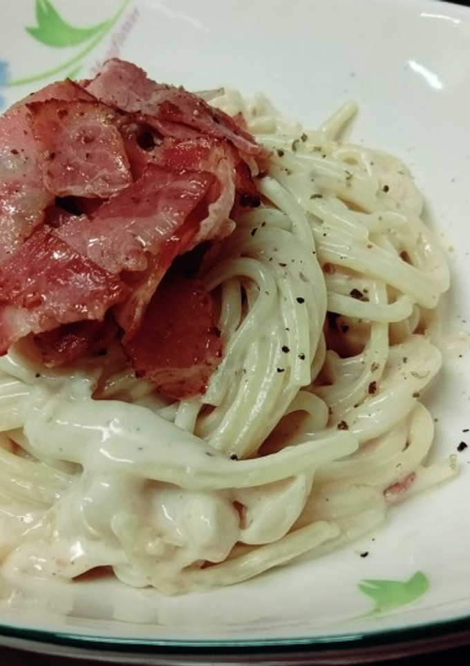 白漿意大利麵 的食譜成品照片