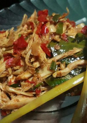 Foto resep Ayam Suwir Pedas