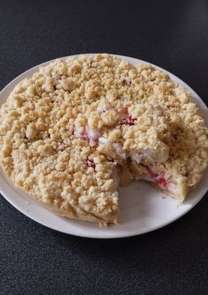 Foto di Sbriciolata ricotta e fragole senza uova