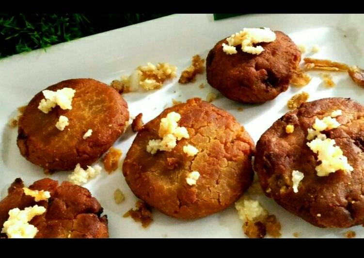 Recipe of Quick Paneer stuffing rice flour fritters