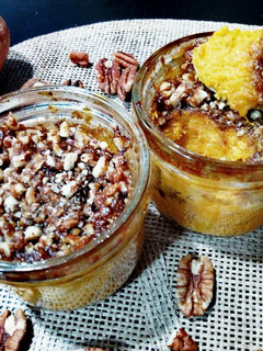 Una foto de Puré de boniato con pecanas caramelizadas