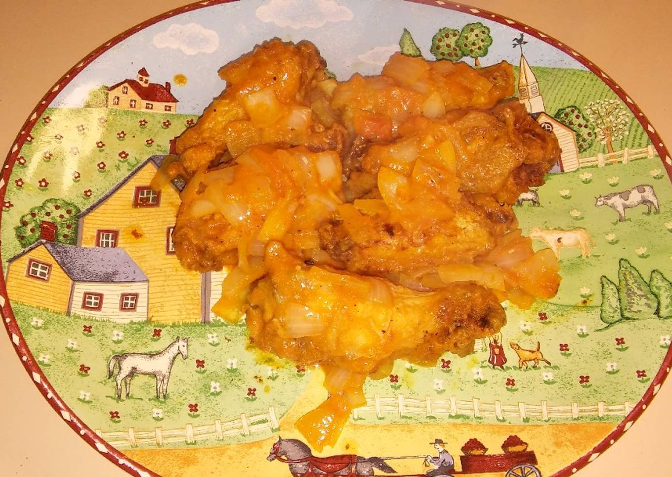 🍗Alitas con mostaza 🍗