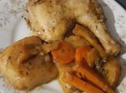Una foto de pollo a la mostaza