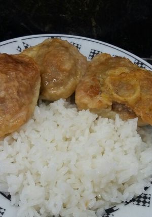 Una foto de Medias de hinojo con arroz