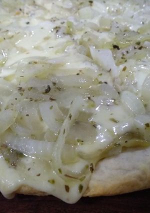 Una foto de Pizza de fugazzeta