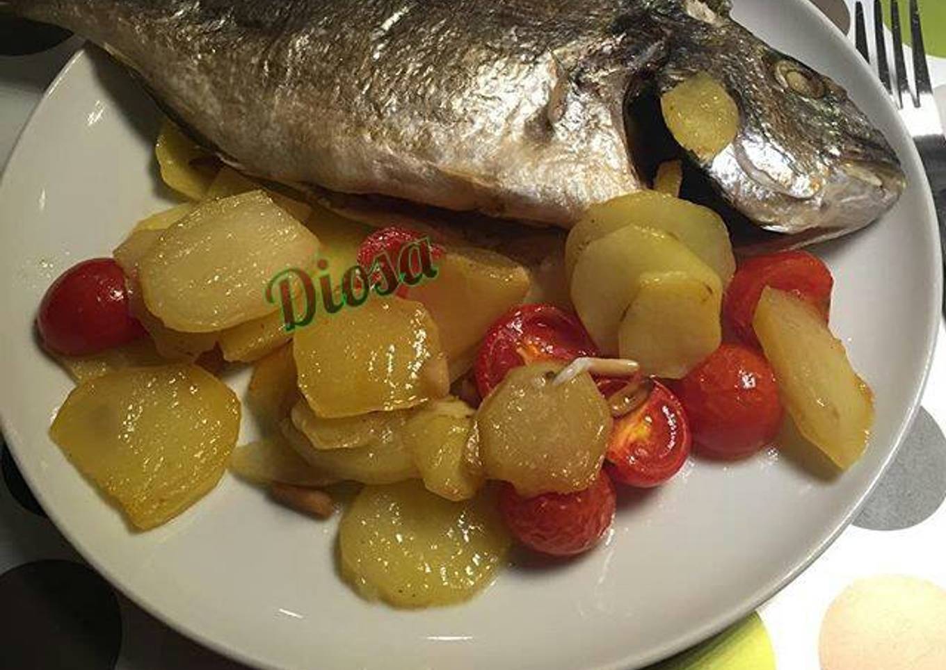 Orata al horno