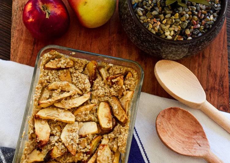 Bake Apple Slices with Muesli