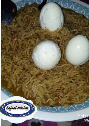 A picture of Indomie mai daddawa.