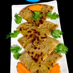 Carrot-potato whole wheat paratha #GA4 #week1 A picture of Carrot-potato whole wheat paratha #GA4 #week1.