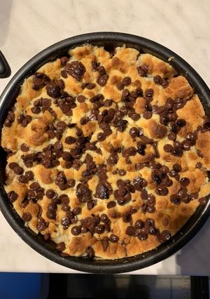 Une photo de Crumble pommes,bananes et poires