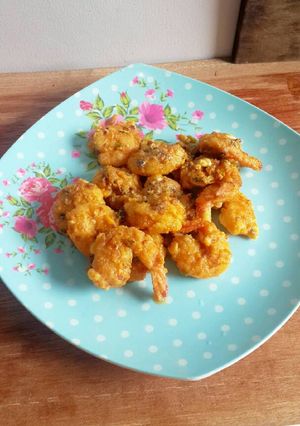 Foto resep Udang telur asin