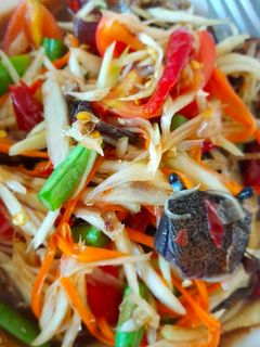 รูปของ ส้มตำปู+ปลาร้า