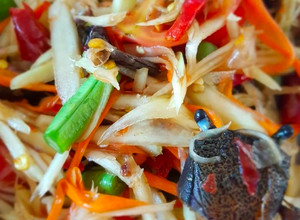 รูปของ ส้มตำปู+ปลาร้า