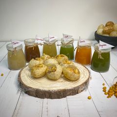 Pani Puri with Different Flavours A picture of Pani Puri with Different Flavours.