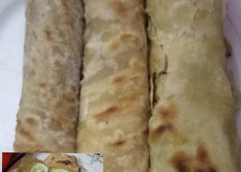 The New Way Make Recipe Paratha Roll Home Style