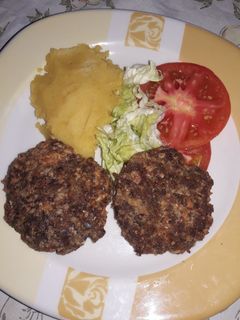 Una foto de Hamburguesas?