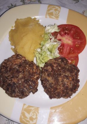 Una foto de Hamburguesas?