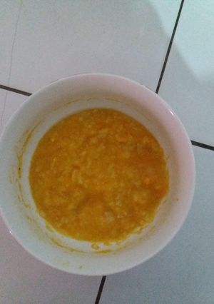 Foto resep Bubur wortel jagung kembang kol MPASI 11 month