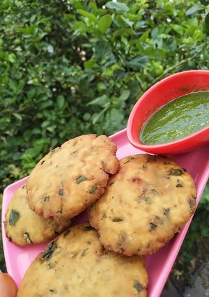 A picture of Falahari instant patties.