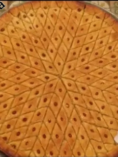 صورة لوصفة بقلاوة جزائرية على أصولها