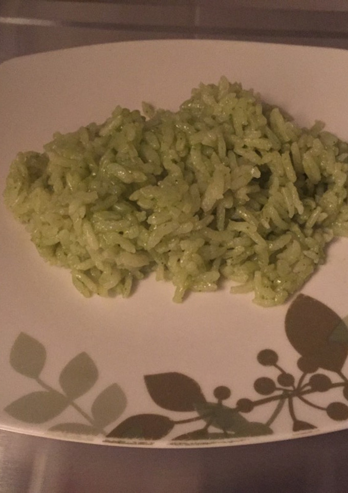 Una foto de Arroz verde