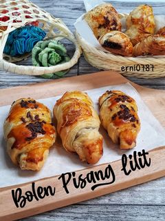 Foto resep Bolen Pisang Lilit (Kulit Pastry Homemade)