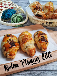 Foto resep Bolen Pisang Lilit (Kulit Pastry Homemade)