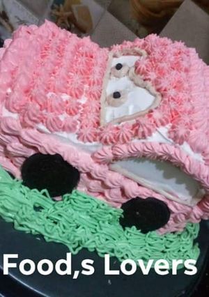 A picture of Car cake.