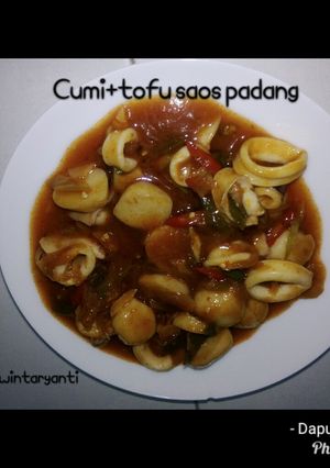 Foto resep Cumi + tofu saos padang #bikinramadhanberkesan