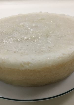 Hình của món Bánh bò hấp nồi cơm điện.