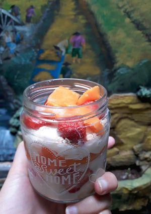 Foto resep Strawberry mango parfait