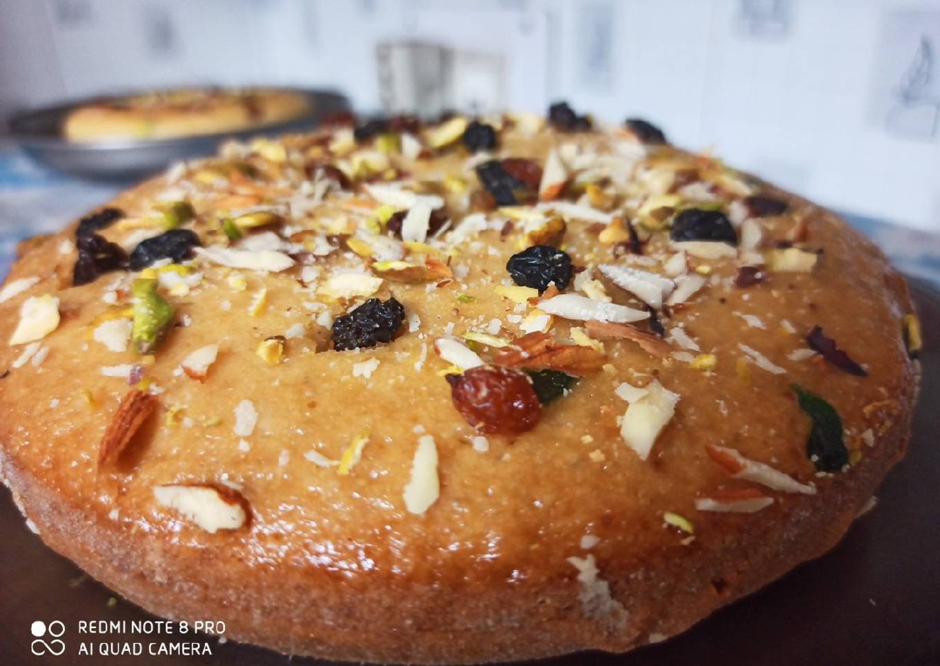 Dry fruits tea time cake