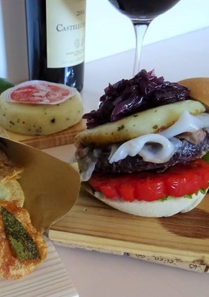 Foto di Il mio hamburger briao