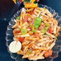 A picture of Masala pasta.
