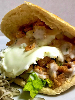 Una foto de Pita de soja texturizada 🥙