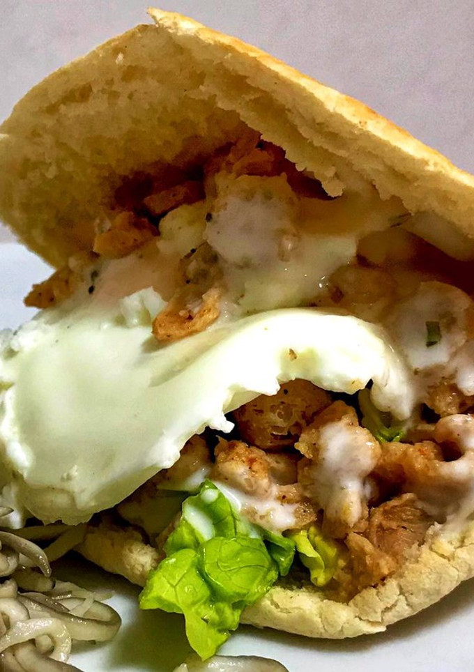 Una foto de Pita de soja texturizada 🥙