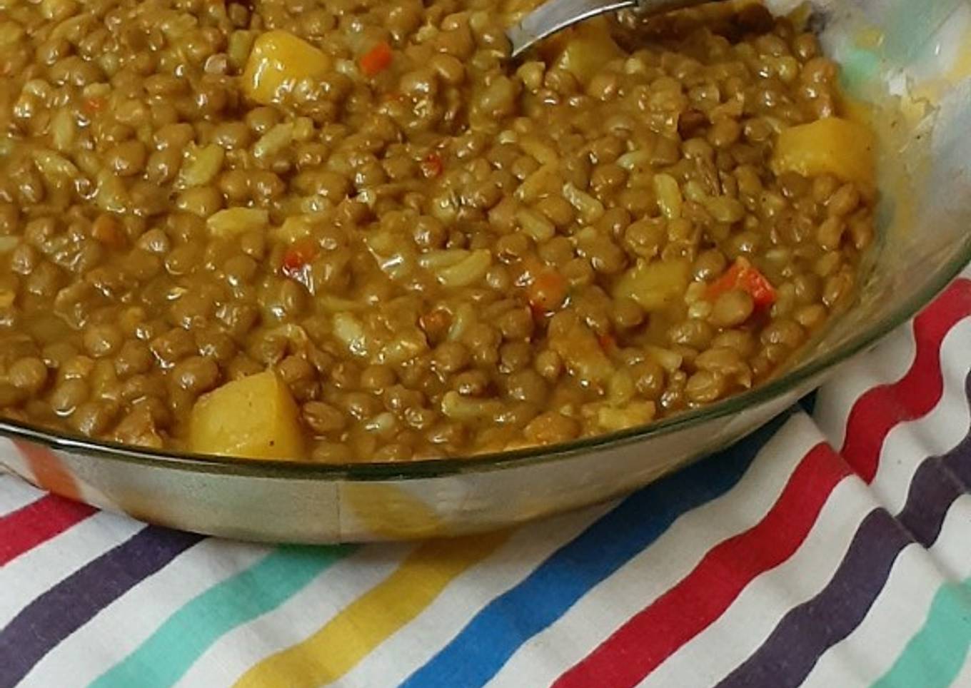 Guiso de lentejas rápido