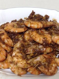 蒜香炒蝦 的食譜成品照片