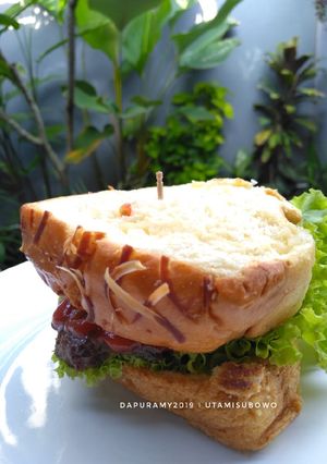 Foto resep Daging burger dan Sandwich burger