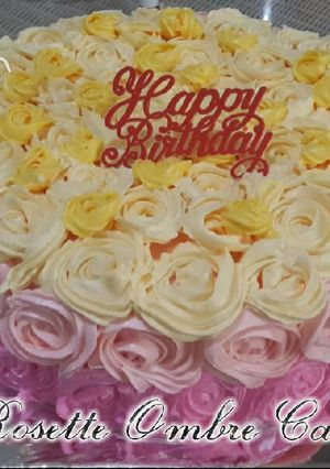 Foto resep Rosette Ombre Cake