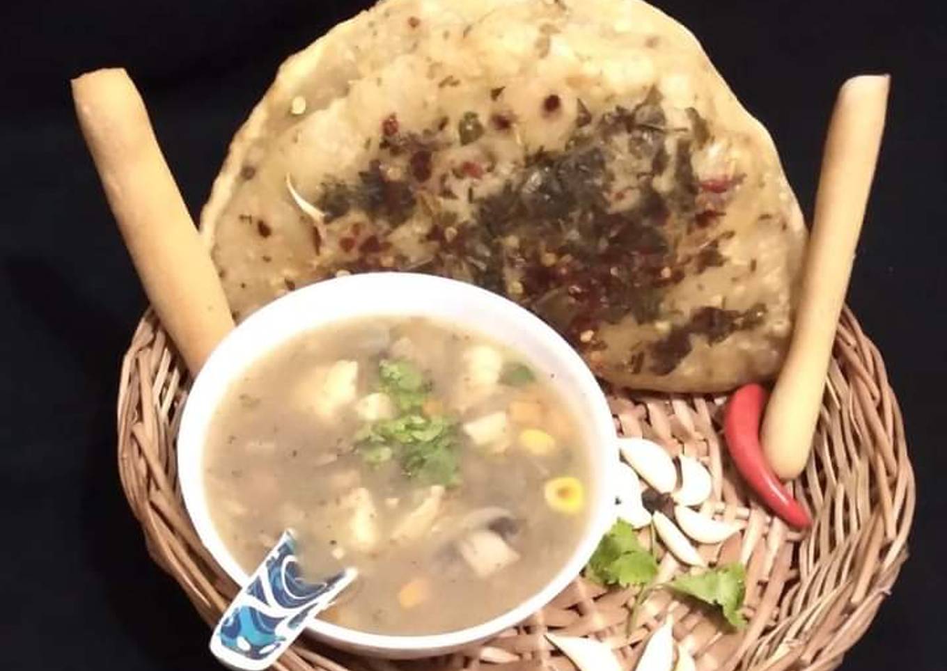 Mix vegetables soup