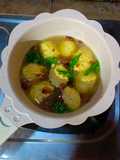 Sup bola-bola nasi ayam kids friendly