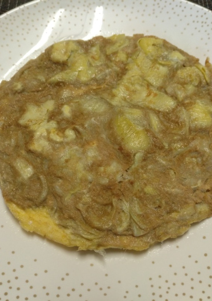 Una foto de Tortilla de alcachofas